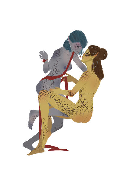 Commission - Lae&#39;zel x Arilda for Sasha