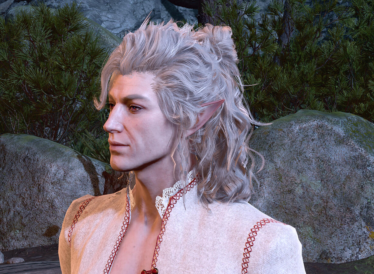 Private Comm - Astarion long hair with bun