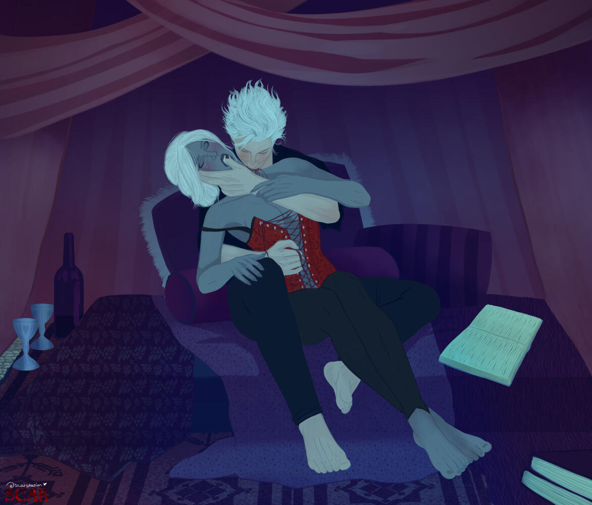 Commission - Astarion x Eldari for Aga