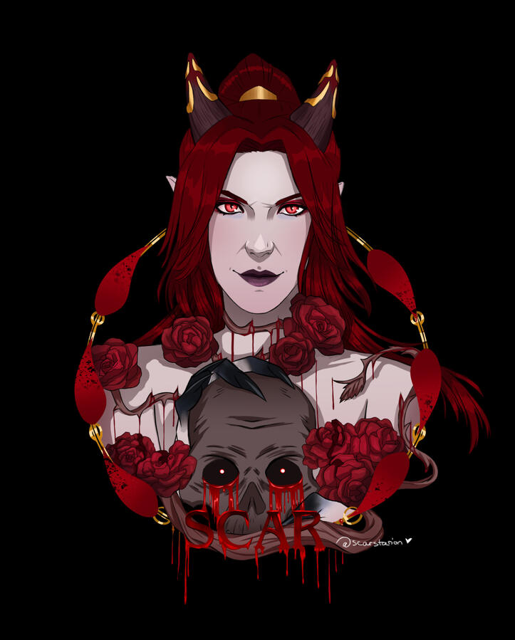 Scarlet Graphic Portrait