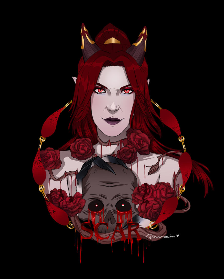 Scarlet Graphic Portrait