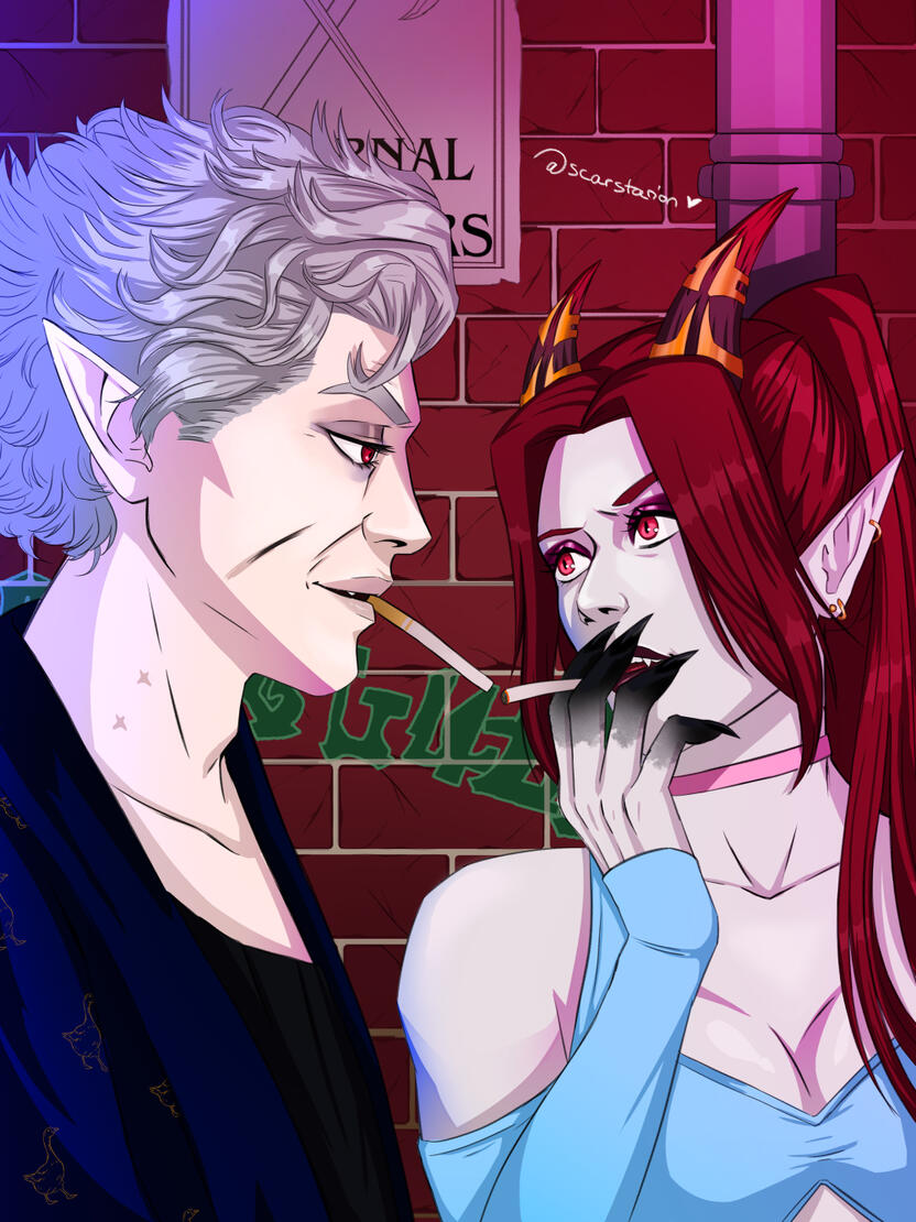 Astarion x Scarlet - Smoke Break